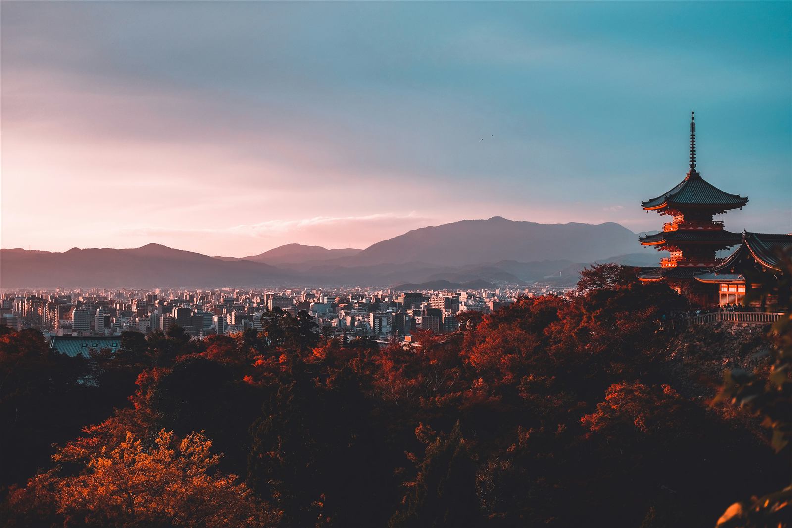 Tokyo skyline with Mount Fuji in the background